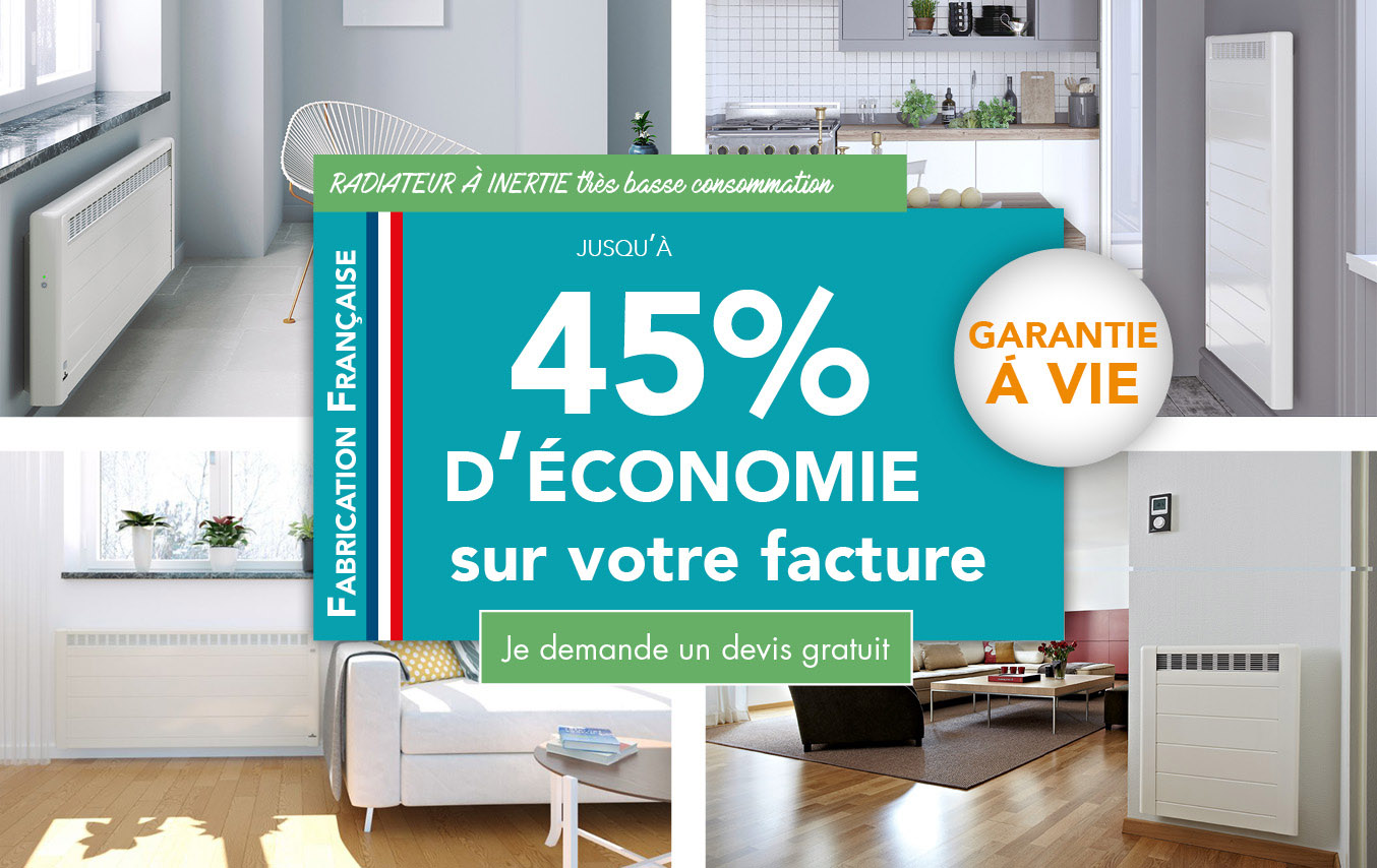 45% d'économie sur votre facture